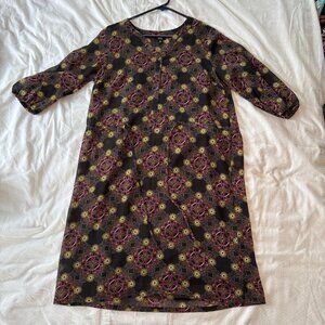 Mossimo Tunic Dress with Geometric Rosettes